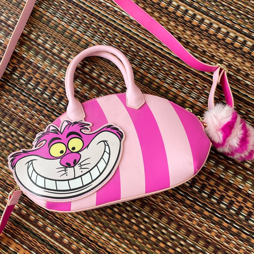Loungefly Disney Alice in Wonderland Cheshire Cat Crossbody Purse